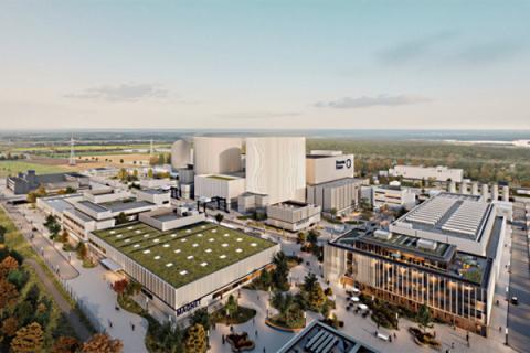 A rendering of a Stellaris power plant (Image: Proxima Fusion)