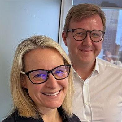 Emma Whigham and Rick Lennard Emma Whigham and Rick Lennard